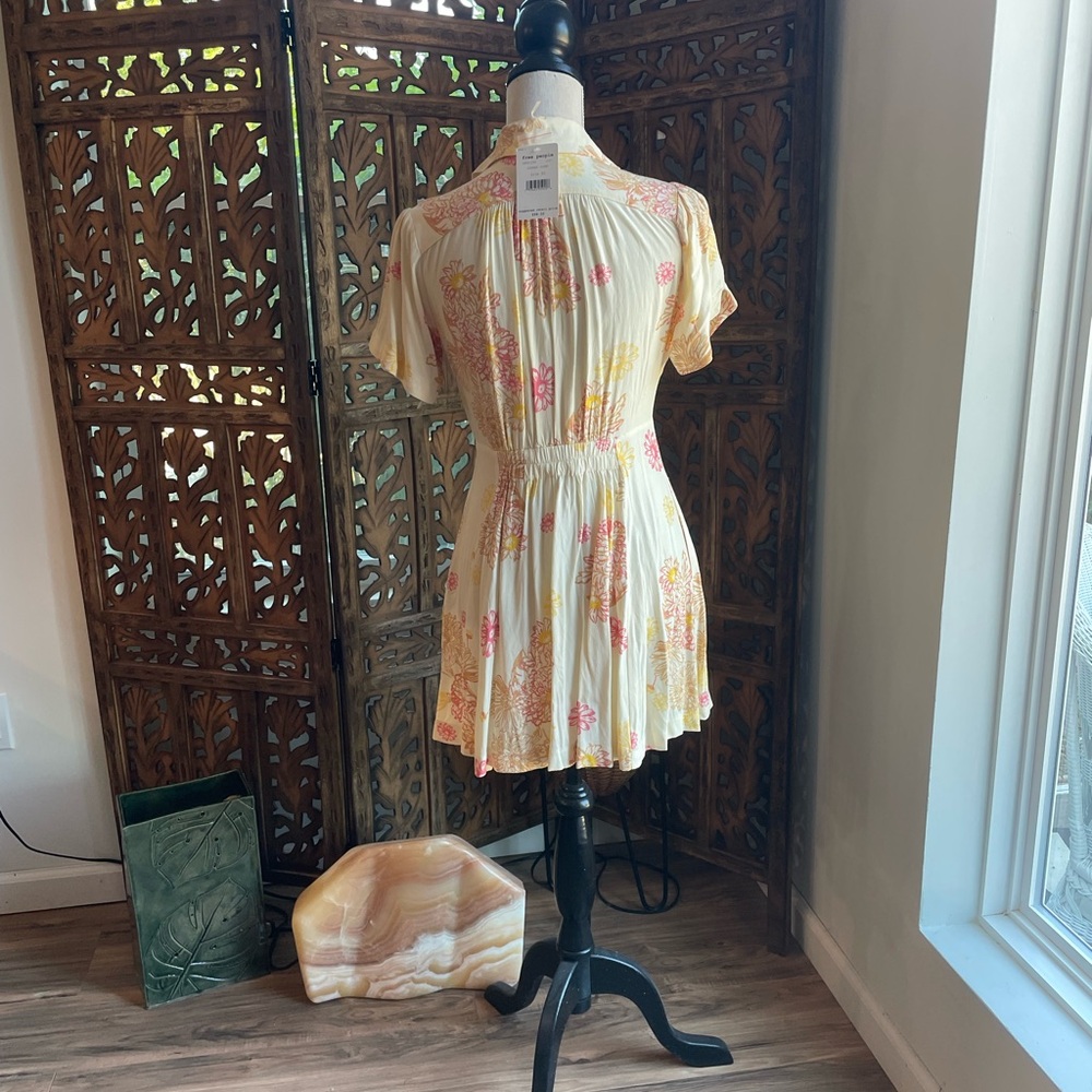 Floral Pleated Dress - Picture 1 of 2